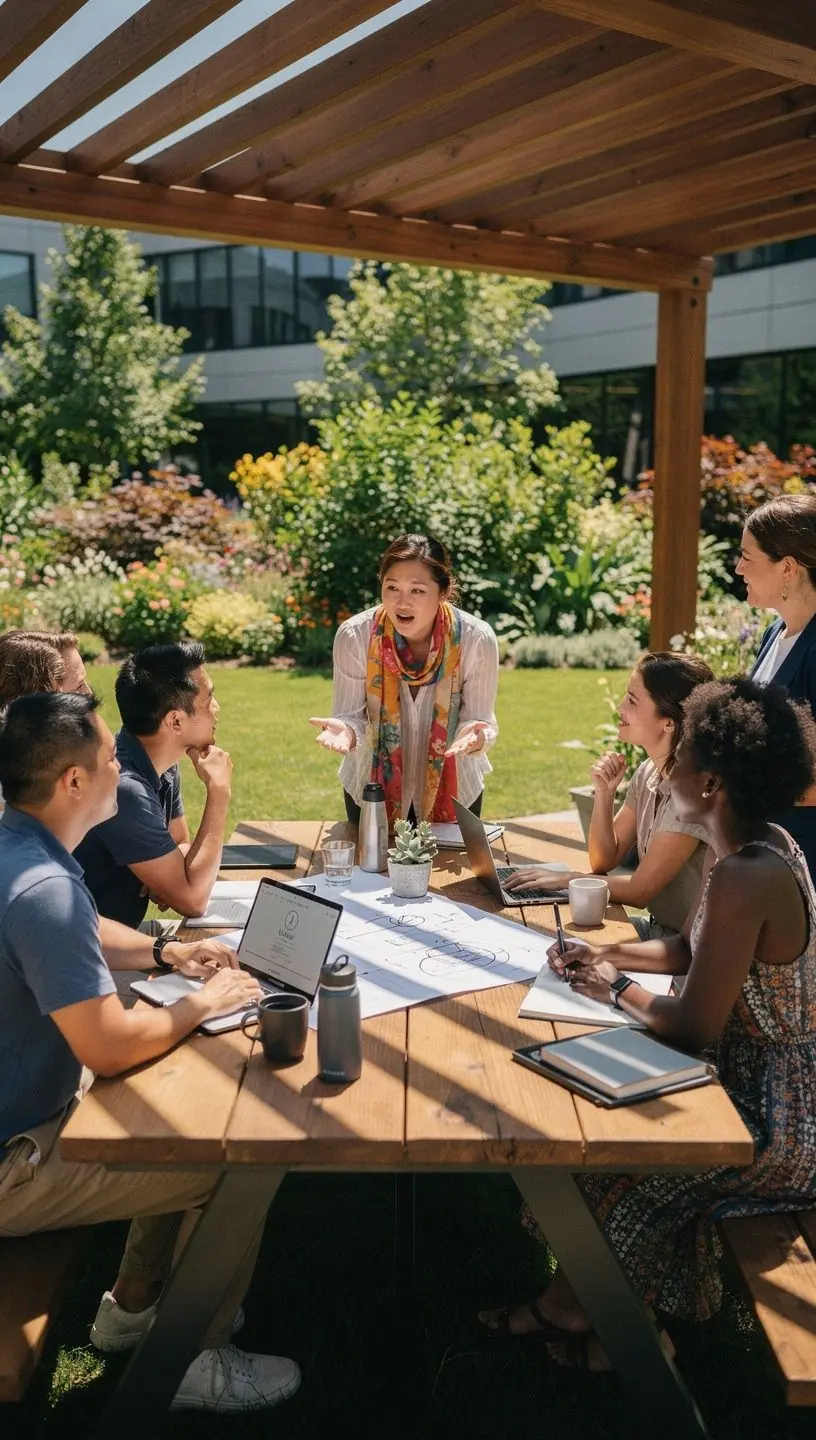 Стол для индивидуальной работы с оптимальным освещением и звукоизоляцией.